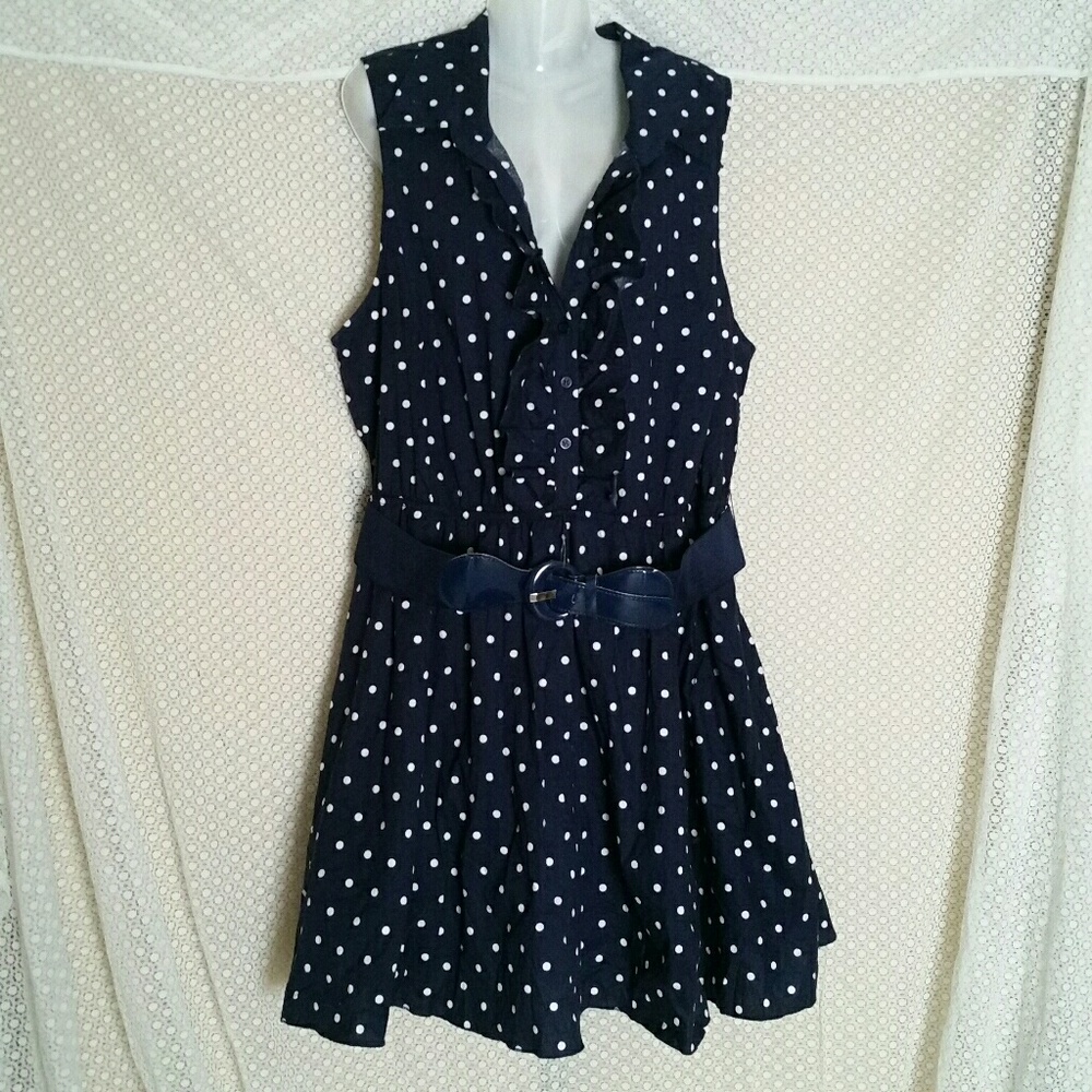 Bailey Blue dress women's plus size 3x polka dot